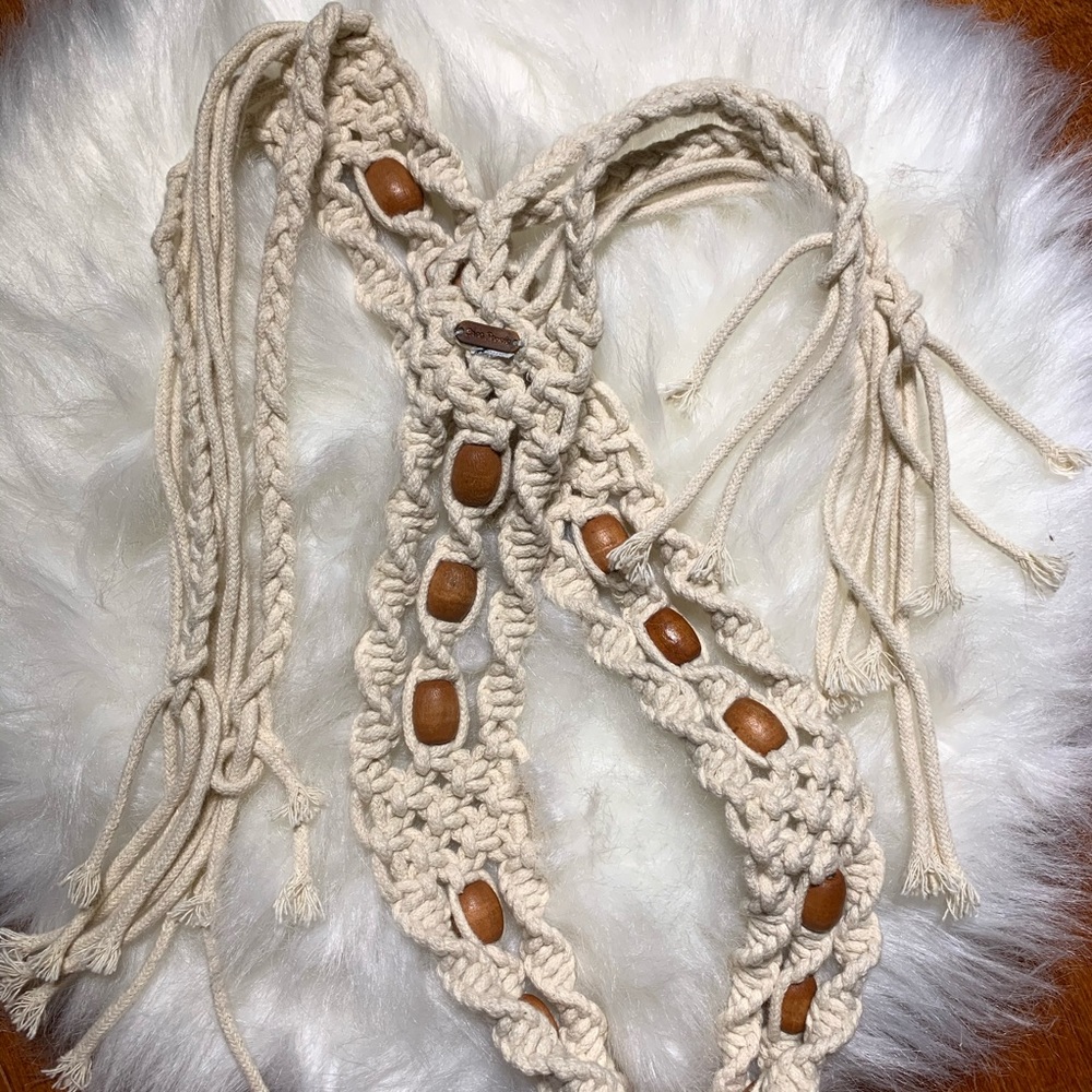 Free People Macrame Belt. XS.